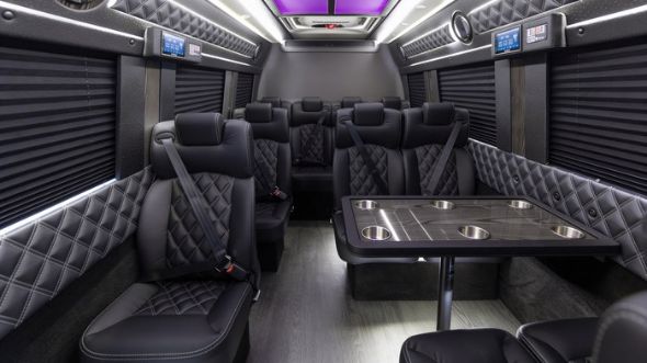 antioch 15 passenger sprinter van interior