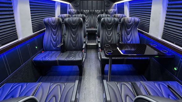 antioch 20 passenger sprinter van interior