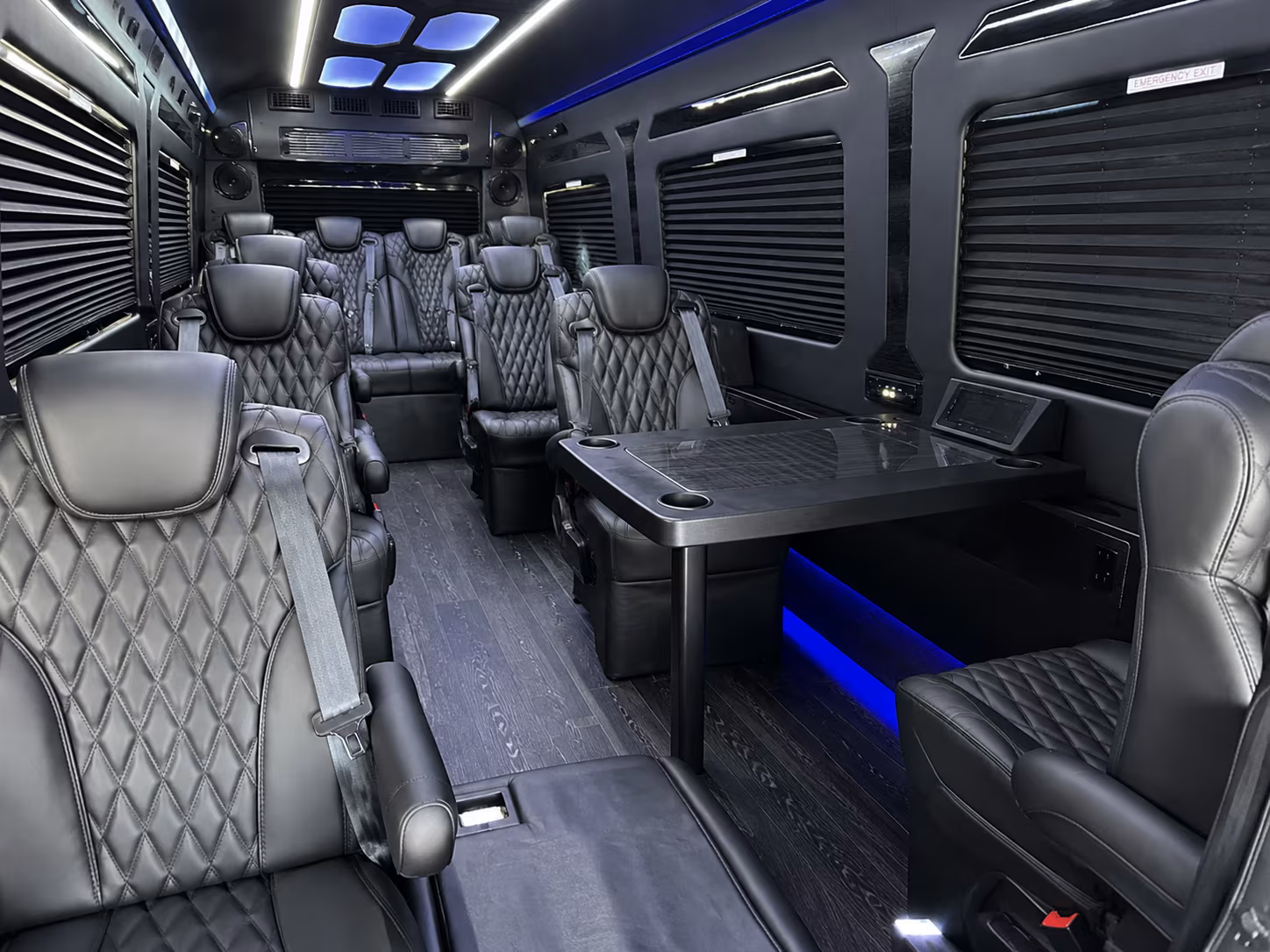 15 passenger sprinter van interior
