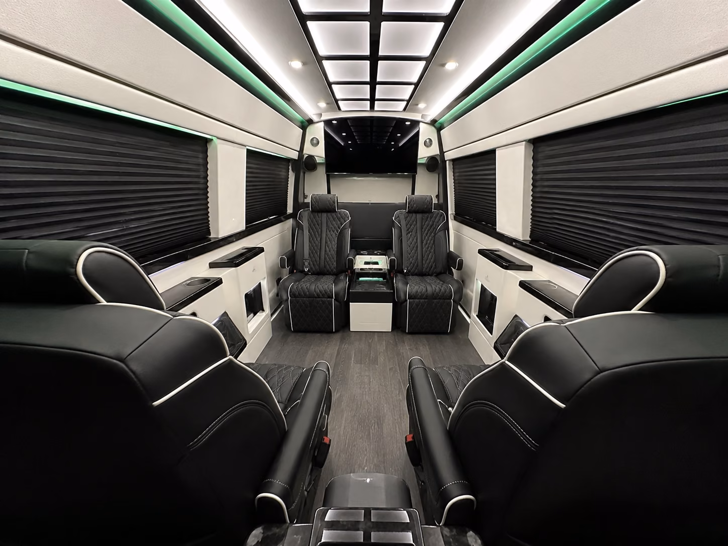 antioch 10 passenger sprinter van inside