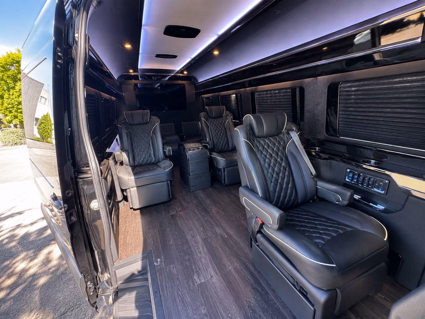 antioch 18 passenger sprinter van interior