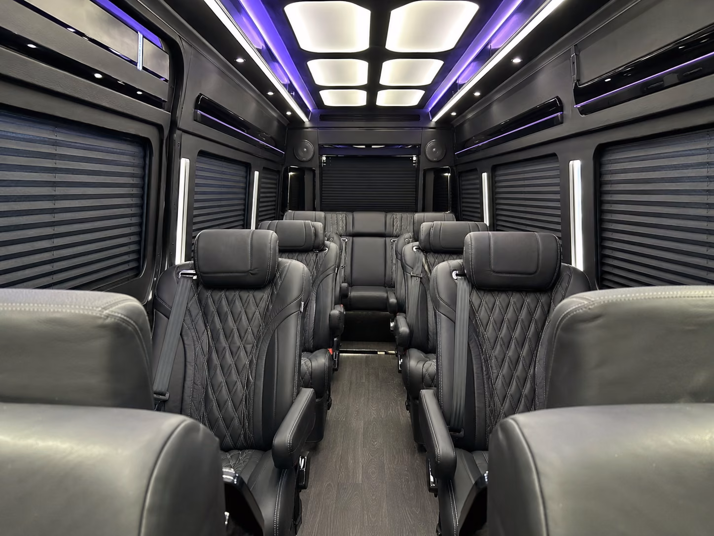 antioch 20 passenger sprinter van inside